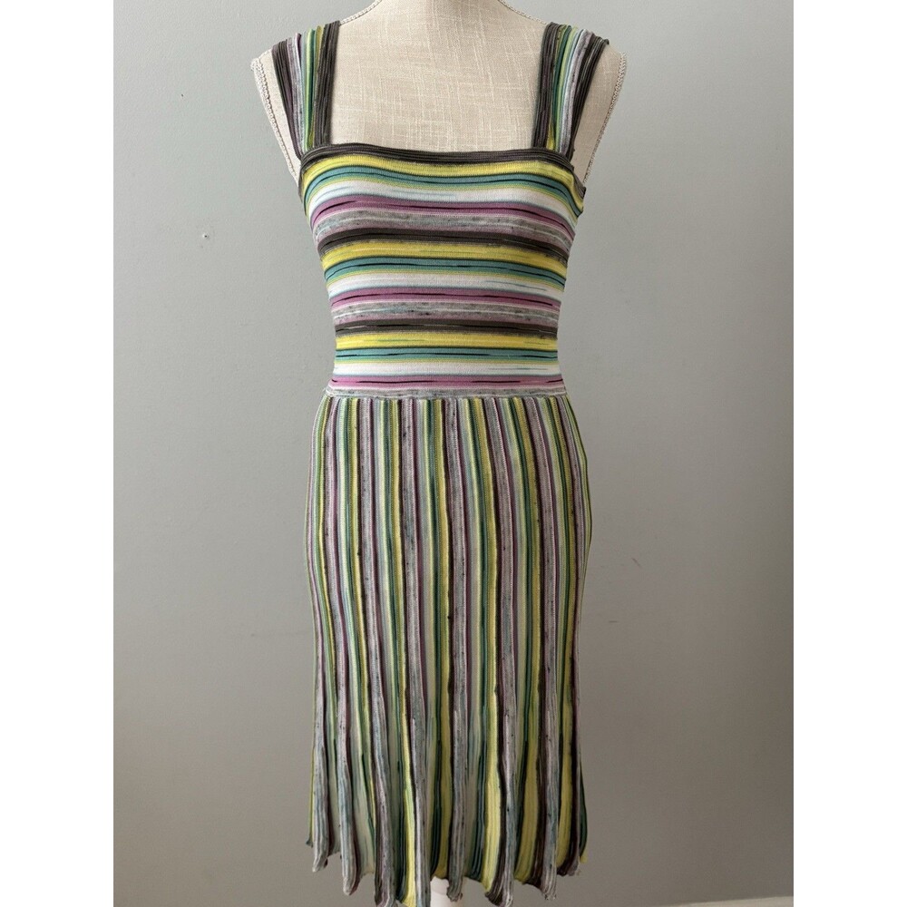 MISSONI Striped Sleeveless Knitted Dress US Size‎ 4